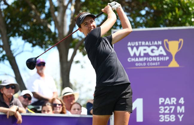 GOLF AUSTRALIAN WPGA, England s Meghan Maclaren during the 3rd round of the 2026 Australian WPGA Championship at Sanctuary Cove Golf and Country Club on the Gold Coast, Saturday March 21, 2026. ( NO ARCHIVING, EDITORIAL USE ONLY GOLD COAST QUEENSLAND AUSTRALIA  Copyright: xx 20260321132944440295
