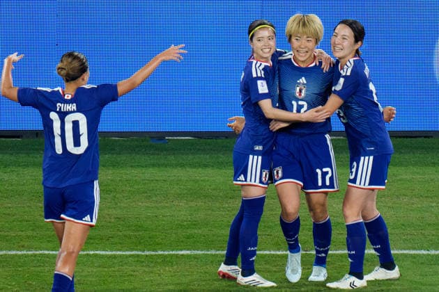 March 21, 2026, Sydney, Nsw, Australia: MAIKA HAMANO (17) of Japan celebrates after kicking the first goal during the final of the AFC Women s Asian Cup between Japan and Australia at Stadium Australia in Sydney, Australia. Sydney Australia - ZUMAl303 20260321_aaf_l303_003 Copyright: xSydneyxLowx