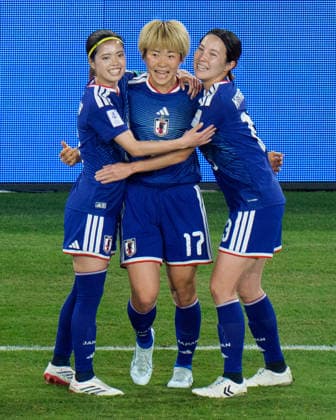 March 21, 2026, Sydney, Nsw, Australia: MAIKA HAMANO (17) of Japan celebrates after kicking the first goal during the final of the AFC Women s Asian Cup between Japan and Australia at Stadium Australia in Sydney, Australia. Sydney Australia - ZUMAl303 20260321_aaf_l303_004 Copyright: xSydneyxLowx