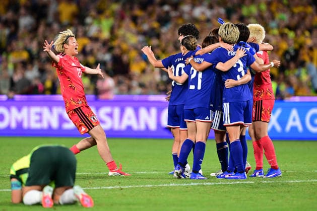 SOCCER ASIAN CUP WOMEN FINAL, Japan celebrates their win over Australia during the AFC Women™s Asian Cup Final match between Japan and Australia at Accor Stadium in Sydney, Saturday, March 21, 2026. ( NO ARCHIVING, EDITORIAL USE ONLY SYDNEY NEW SOUTH WALES AUSTRALIA  Copyright: xDEANxLEWINSx 20260321127198067893