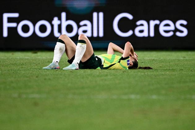 SOCCER ASIAN CUP WOMEN FINAL, Hayley Raso of the Matildas reacts following her team™s loss in the AFC Women™s Asian Cup Final match between Japan and Australia at Stadium Australia in Sydney, Saturday, March 21, 2026. ( NO ARCHIVING, EDITORIAL USE ONLY SYDNEY NEW SOUTH WALES AUSTRALIA  Copyright: xDANxHIMBRECHTSx 20260321154134977533