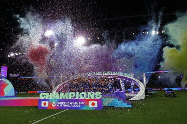 SYDNEY, AUSTRALIA - MARCH 21 during the Womens Asian Cup Australia 2026 Final match between Japan and Australia at Stadium Australia on March 21 2026 in Sydney, Australia Copyright: xMatthewxStarlingx xSPPx Sportspressphoto_SPR114753