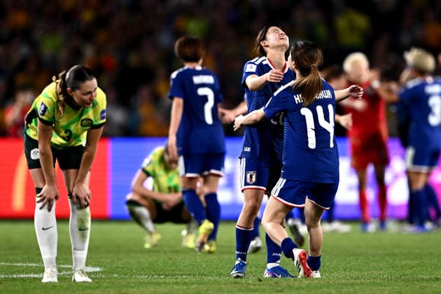SOCCER ASIAN CUP WOMEN FINAL, Manaka Matsukubo and Yui Hasegawa of Japan (right) celebrate winning the AFC Women™s Asian Cup Final match between Japan and Australia at Stadium Australia in Sydney, Saturday, March 21, 2026. ( NO ARCHIVING, EDITORIAL USE ONLY SYDNEY NEW SOUTH WALES AUSTRALIA  Copyright: xDANxHIMBRECHTSx 20260321125900902976