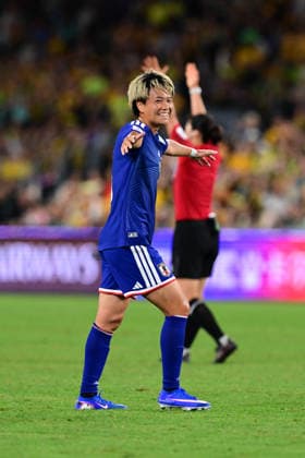 SOCCER ASIAN CUP WOMEN FINAL, Moeka Minami of Japan celebrates following their win over Australia during the AFC Women™s Asian Cup Final match between Japan and Australia at Accor Stadium in Sydney, Saturday, March 21, 2026. ( NO ARCHIVING, EDITORIAL USE ONLY SYDNEY NEW SOUTH WALES AUSTRALIA  Copyright: xDEANxLEWINSx 20260321181202760663