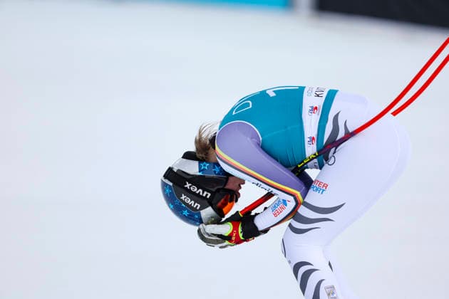 ALPINE SKIING - FIS WC Final Lillehammer KVITFJELL,NORWAY,21.MAR.26 - ALPINE SKIING - FIS World Cup Final, downhill, ladies. Image shows the disappointment of Emma Aicher (GER).  GEPAxpictures xMaticxKlansek