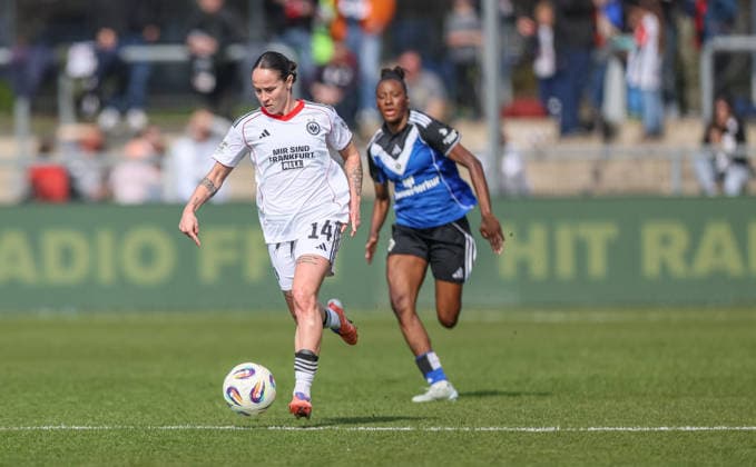 GER, Frankfurt, Eintracht Frankfurt vs Hamburger SV, Google Pixel Bundesliga, Football, DFB, Season 2025 2026, Stadion am Brentanobad, 21 Matchday in picture Geraldine Reuteler Eintracht Frankfurt Women 14 DFB DFL REGULATIONS PROHIBIT ANY USE OF PHOTOGRAPHS AS IMAGE SEQUENCES AND OR QUASI VIDEO, 21 03 2026 Copyright: HMBxMedia HendrikxHamelau