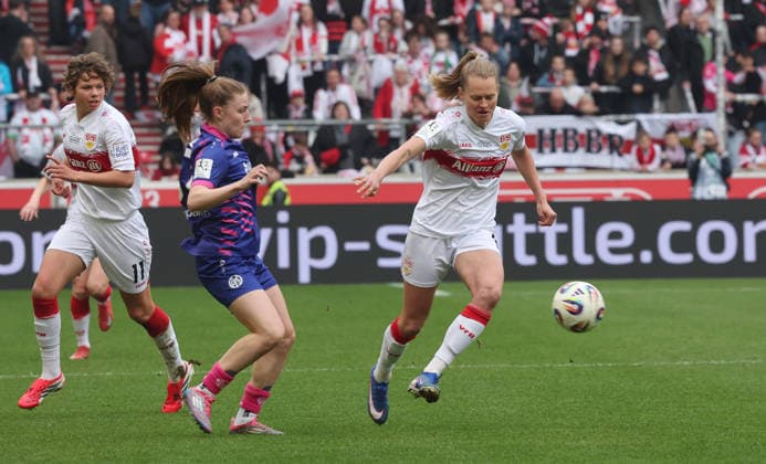 Football, Women, 2nd BL, VfB Stuttgart - 1. FSV Mainz 05