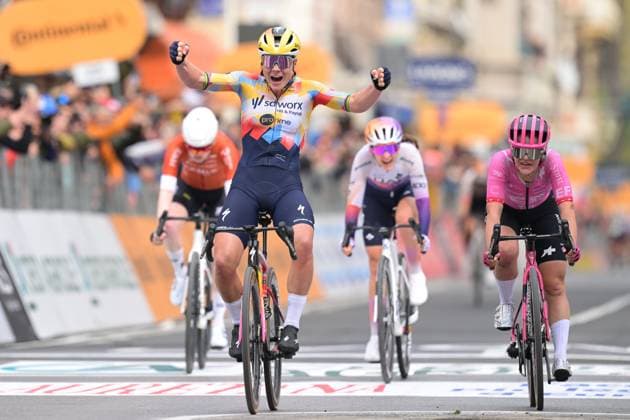 Cycling, Women, Milan - Sanremo, Winner Lotte Kopecky
