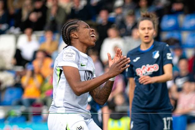 17 VFL Wolfsburg shows emotion and concentration in the match GPFBL TSG Hoffenheim VfL Wolfsburg Copyright: xSpeedshotx