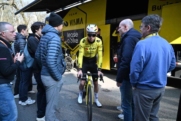 21-03-2026 Milano - Sanremo; 2026, Visma - Lease A Bike; Van Aert, Wout; Pavia; 
