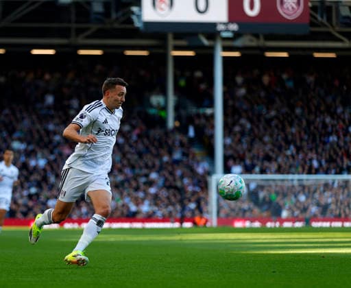 Fulham v Burnley, London, UK -21 Mar 2026 Timothy Castagne of Fulham fc during the Premier League match between Fulham and Burnley at Craven Cottage, London on 21 March 2026 ( London Craven Cottage London England Copyright: xTomxCusden PPAUKx PPA-257654