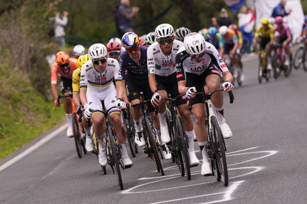 The raceduring the men s elite race of the Milano-Sanremo one day cycling race (298 km) from Pavia to Sanremo - North West Italy - March 20, 2026. - cycling .  Copyright: xPOOLxFabioxFerrari LaPressex