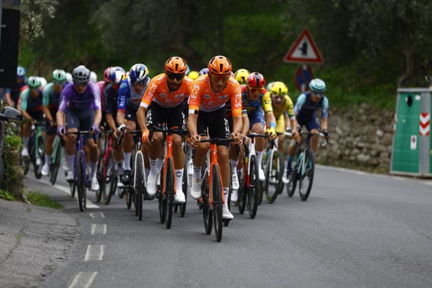 The race during the men s elite race of the Milano-Sanremo one day cycling race (298 km) from Pavia to Sanremo - North West Italy - March 20, 2026. - cycling .  Copyright: xPOOLxBelingeri GettyxImage LaPrex