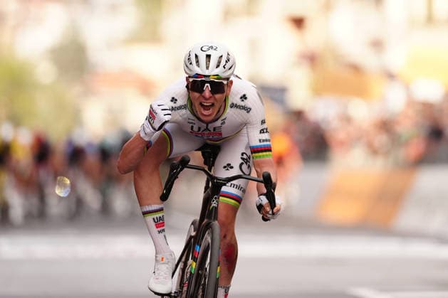 Tadej PogaÄar of UAE Team Emirates XRG winner during the men s elite race of the Milano-Sanremo one day cycling race (298 km) from Pavia to Sanremo - North West Italy - March 20, 2026. - cycling .  Copyright: xMassimixPaolone LaPressex