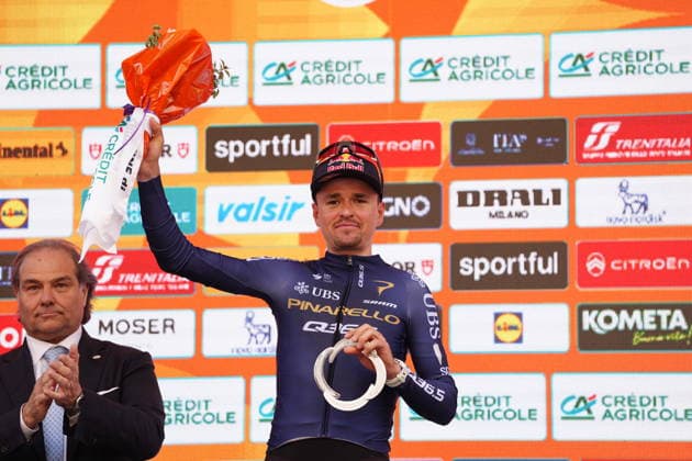 Thomas Pidcock of Pinarello-Q36.5 Pro Cycling Team during the men s elite race of the Milano-Sanremo one day cycling race (298 km) from Pavia to Sanremo - North West Italy - March 20, 2026. - cycling .  Copyright: xMassimixPaolone LaPressex