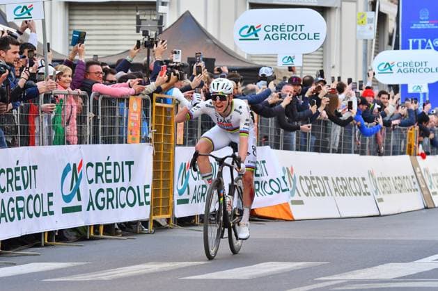 Tadej Pogacar (SLO UAE TEAM EMIRATES XRG) during Milano - Sanremo, Street Cycling race in Sanremo, Italy, March 21 2026  Copyright: xDavidexVaninetti IPAxSportx xipa-agency.netx xx IPA_73236792 IPA_Agency_IPA73236792