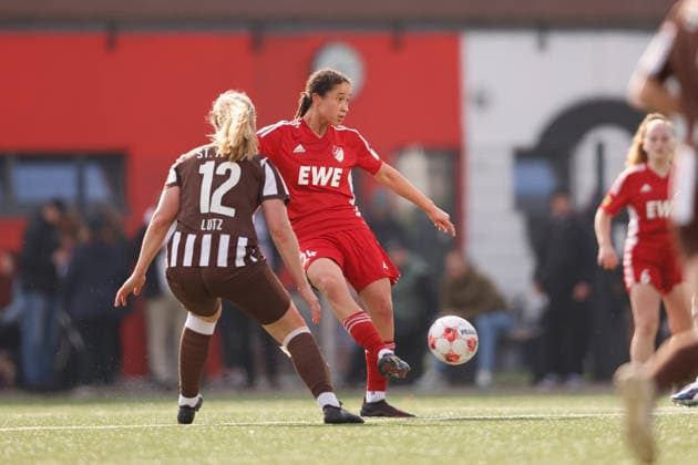 Soccer I Women I Season 2025 2026 I Regionalliga Nord I 15 Matchday I St Pauli SpVg Aurich I 21 03 2026 Marie Okoroh 24, SpVg Aurich Heiligengeistfeld Feldstraße 1 Hamburg Germany Copyright: xLobeca CedricxSiefkerx