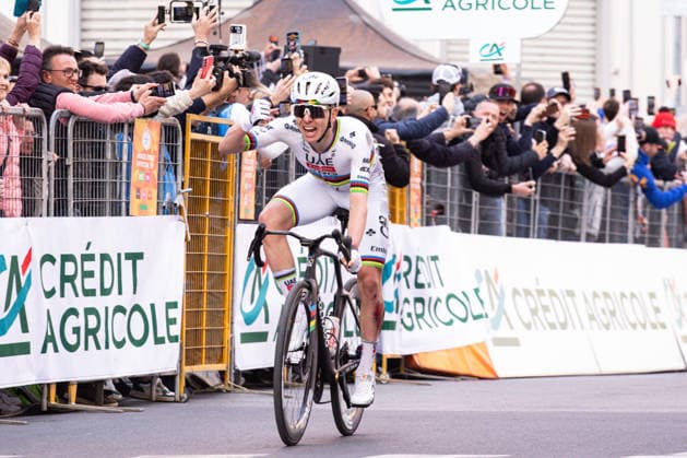 Milano Sanremo 2026 Tadej Pogacar of UAE Team Emirates wins the race at Via Roma in Sanremo, Italy, on March 21, 2026, during the Milano Sanremo 2026. Sanremo Italy  Copyright: xTommasoxBerardix originalFilename:berardi-milanosa260321_np6FJ.jpg
