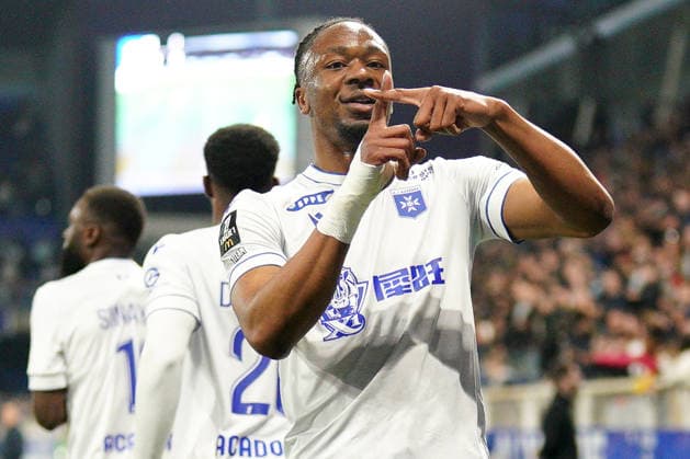 AJ Auxerre v Stade Brestois 29 - Ligue 1 McDonald s 2025 2026 24 Bryan OKOH (aja) during the Ligue 1 McDonald s match between Auxerre and Brest at Stade Abbe Deschamps on March 21, 2026 in Auxerre, France. Auxerre France  Copyright: xFEPx 776348328