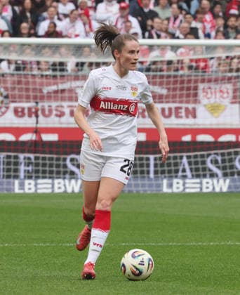 Stuttgart , Soccer Women 2 Bundesliga , VfB Stuttgart vs 1 FSV Mainz 05 , Reena Wichmann VfB
