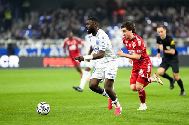 AJ Auxerre v Stade Brestois 29 - Ligue 1 McDonald s 2025 2026 10 Lassine SINAYOKO (aja) during the Ligue 1 McDonald s match between Auxerre and Brest at Stade Abbe Deschamps on March 21, 2026 in Auxerre, France. Auxerre France  Copyright: xFEPx 776348328