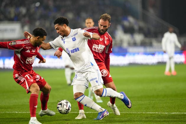 AJ Auxerre v Stade Brestois 29 - Ligue 1 McDonald s 2025 2026 19 Danny NAMASO (aja) during the Ligue 1 McDonald s match between Auxerre and Brest at Stade Abbe Deschamps on March 21, 2026 in Auxerre, France. Auxerre France  Copyright: xFEPx 776348328