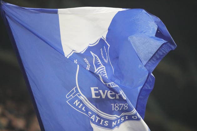 Everton v Chelsea, Premier League Everton crest on banner during the Premier League match between Everton and Chelsea at Hill Dickinson Stadium, Liverpool, UK on 21 March 2026. Liverpool Hill Dickinson Stadium Merseyside UK Editorial use only DataCo restrictions apply See www.football-dataco.com , Copyright: xAlunxRobertsx PSI-23944-0086