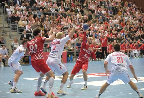 Croatia vs Switzerland Friendly Match 2026 , Sports Hall Gradski Vrt , Osijek, Croatia CRO , 21 03 2026 Ivano Pavlovic Croatia 13 seen in action during Croatia vs Switzerland Friendly Match 2026 , Sports Hall Gradski Vrt , Osijek, Croatia CRO , 21 03 2026 Copyright: xBEAUTIFULxSPORTS Stanusicx