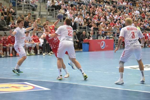 Croatia vs Switzerland Friendly Match 2026 , Sports Hall Gradski Vrt , Osijek, Croatia CRO , 21 03 2026 Patrik Martinovic Croatia 29 seen in action during Croatia vs Switzerland Friendly Match 2026 , Sports Hall Gradski Vrt , Osijek, Croatia CRO , 21 03 2026 Copyright: xBEAUTIFULxSPORTS Stanusicx