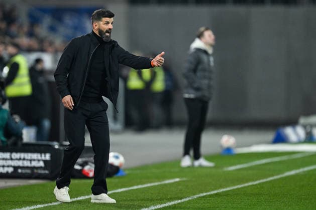 Miron Muslic FC Schalke 04, Coach gesticulates, GER, SV Darmstadt 98 vs FC Schalke 04, Soccer 2 Bundesliga, 27 Matchday, Season 2025 2026, 21 03 2026 DFL regulations prohibit any use of photographs as image sequences and or quasi video GER, SV Darmstadt 98 vs FC Schalke 04, Soccer 2 Bundesliga, 27 Matchday, Season 2025 2026, 21 03 2026 Darmstadt Copyright: xEibner-Pressefoto FlorianxWiegandx EP_FWD