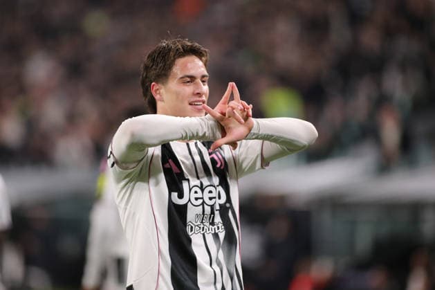 Kenan Yildiz (Juventus FC) celebrates during Juventus FC vs US Sassuolo, Italian soccer Serie A match in Turin, Italy, March 21 2026  Copyright: xClaudioxBenedetto IPAxSportx xipa-agency.netx xx IPA_73255425 IPA_Agency_IPA73255425