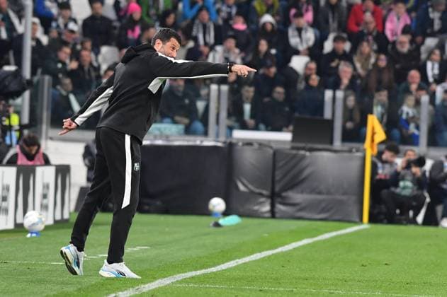 Foto IPP Massimo Rana Torino 21-03-2026 Calcio Campionato di Serie A 2025 2026 Juventus-Sassuolo nella foto fabio grosso allenatore sassuolo Italy Photo Press - World Copyright italy ITALY  Copyright: xR4924_italyphotopressx