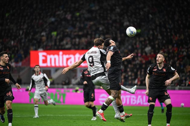 AC Milan v Torino FC - Serie A Niclas Fullkrug of AC Milan in action during the Italian Serie A football match between AC Milan and Torino FC at Giuseppe Meazza San Siro Stadium in Milan, Italy, on February 21. Milano Italy  Copyright: xTizianoxBallabiox originalFilename:ballabio-acmilana260321_np691.jpg