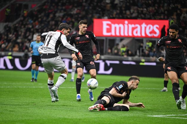 AC Milan v Torino FC - Serie A Christian Pulisic of AC Milan in action during the Italian Serie A football match between AC Milan and Torino FC at Giuseppe Meazza San Siro Stadium in Milan, Italy, on February 21. Milano Italy  Copyright: xTizianoxBallabiox originalFilename:ballabio-acmilana260321_npXfC.jpg
