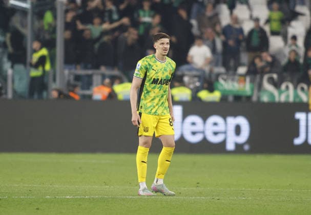 CALCIO - Serie A - Juventus FC vs US Sassuolo Tarik Muharemovic of US Sassuolo during the Italian Serie A, season 2025-2026, football match between Juventus FC and US Sassuolo on 21 March 2026, at Allianz Stadium, Turin, Italy. Photo, Nderim Kaceli Turin Italy  Copyright: xIPAxSport ABACAx