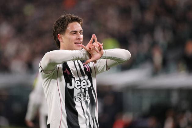 CALCIO - Serie A - Juventus FC vs US Sassuolo Kenan Yildiz (Juventus FC) celebrates during Juventus FC vs US Sassuolo, Italian soccer Serie A match in Turin, Italy, March 21 2026 Turin Italy  Copyright: xIPAxSport ABACAx