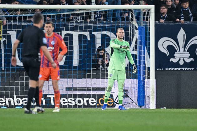 21 03 2026, Soccer, 2 Bundesliga, Season 2025 2026, Matchday 26, SV Darmstadt 98 FC Schalke 04, Goalkeeper Loris Karius FC Schalke 04 xRHR PHOTO YYx Copyright: KROEGER RHR-FOTOx RHR-FOTO YY