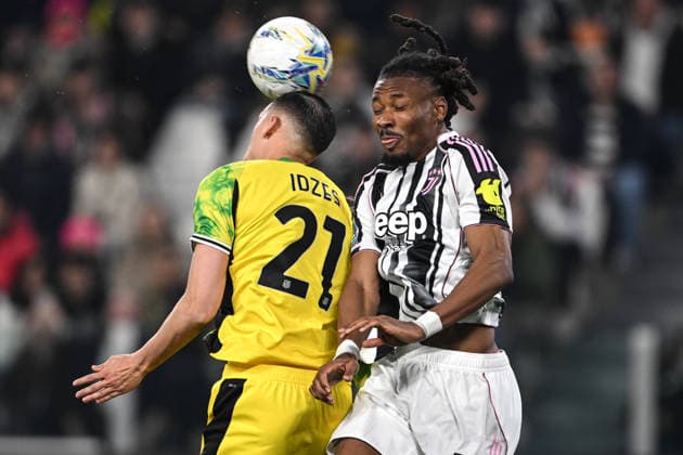 Cm Torino 21 03 2026 - campionato di calcio serie A Juventus-Sassuolo foto Cristiano Mazzi Image nella foto: Khephrem Thuram-Jay Idzes 