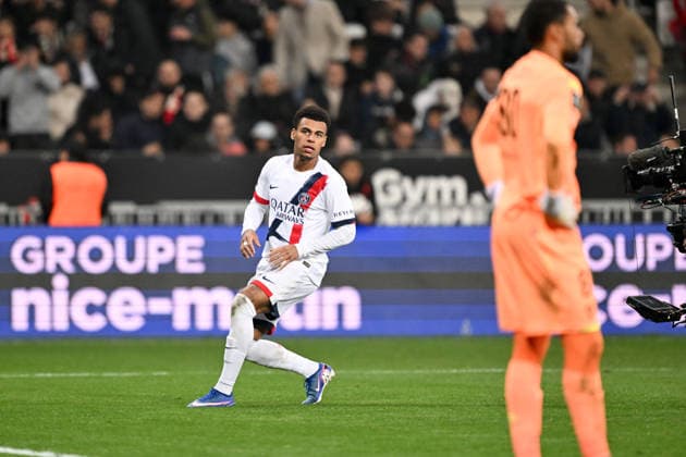 OGC Nice v Paris Saint-Germain - Ligue 1 McDonald s 2025 2026 14 Desire DOUE (psg) during the Ligue 1 McDonald s match between Nice and Paris Saint-Germain at Allianz Riviera on March 21, 2026 in Nice, France. Nice France  Copyright: xFEPx 776348332
