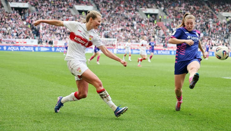 21 03 26 Women VfB Stuttgart 1 FSV Mainz 05 Germany, Stuttgart, 21 03 2026, Soccer, Women, 2 Bundesliga, Season 2025 2026, VfB Stuttgart 1 FSV Mainz 05 Maximiliane Rall VfB Stuttgart