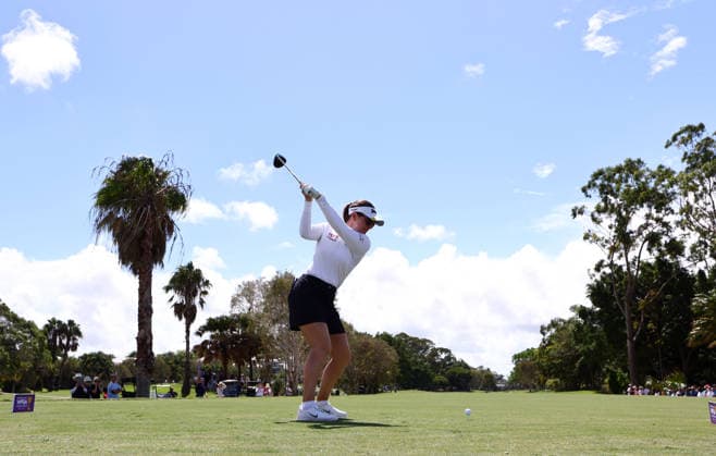 GOLF AUSTRALIAN WPGA, Australia s Hannah Green during the final round of the 2026 Australian WPGA Championship at Sanctuary Cove Golf and Country Club on the Gold Coast, Sunday, March 22, 2026. ( NO ARCHIVING, EDITORIAL USE ONLY GOLD COAST QUEENSLAND AUSTRALIA  Copyright: xx 20260322195427852207