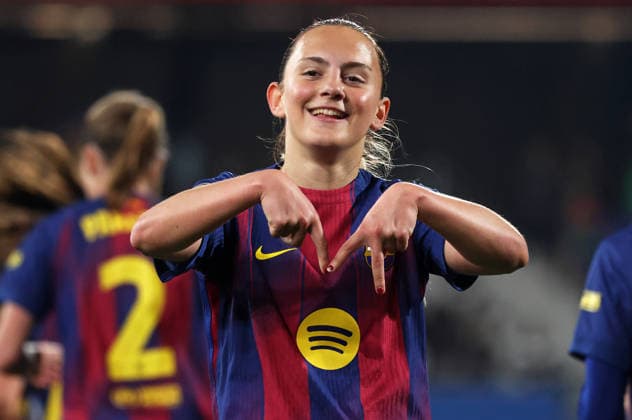 FC Barcelona, Barca Femeni v Athletic Club Femenino - Liga F Moeve Carla Julia plays during the match between FC Barcelona Femeni and Athletic Club Femenino, corresponding to week 23 of the Liga F Moeve, at the Johan Cruyff Stadium in Barcelona, Spain, on March 21, 2026. Barcelona Barcelona Spain  Copyright: xUrbanandsportx originalFilename:urbanandsport-fcbarcel260321_npYlj.jpg