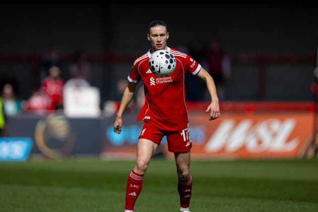Football - FA Women™s Super League - Brighton & Hove Albion FC Women v Liverpool FC Women CRAWLEY, ENGLAND - Sunday, March 22, 2026: Liverpool s Jenna Clark during the FA Women™s Super League match between Brighton & Hove Albion FC Women and Liverpool FC Women at Broadfield Stadium. (Photo by David Rawcliffe Propaganda) CRAWLEY Broadfield Stadium WEST SUSSEX ENGLAND  Copyright: xPropagandax P2026-03-22-Brighton_W_Liverpool_W-109