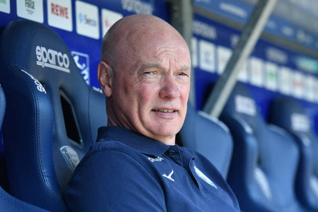 Soccer 2 Bundesliga 27 Matchday VfL Bochum Holstein Kiel on 22 02 2026 at Vonovia Ruhrstadion in Bochum Uwe Rösler Coach Head Coach Bochum DFL regulations prohibit any use of photographs as image sequences and or quasi video xRx