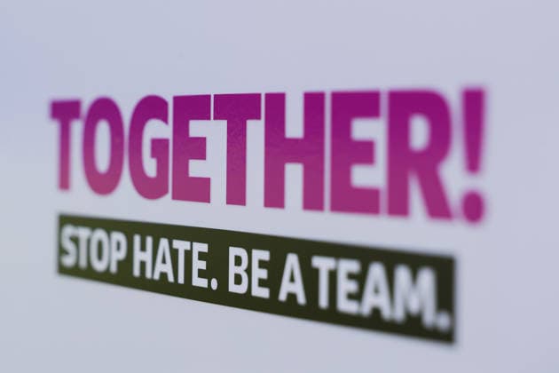 22 03 2026, Football, 2 Bundesliga, Matchday 27, VfL Bochum 1848 Holstein Kiel Action matchday TOGETHER, against hate and discrimination Bochum Vonovia Ruhrstadion NRW Germany xRHR PHOTO DEx Copyright: DennisxEwert RHR-FOTOx RHR-FOTO DE