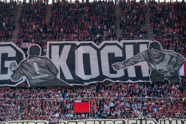 Germany 2 Bundesliga 2025 26 Fortuna Düsseldorf vs Hertha BSC, 27 Matchday 22 03 2026 MERKUR SPIEL ARENA Düsseldorf Flags, Scarves, Ultras, Tifo Fortuna Düsseldorf Copyright: xOrhanxHabashx