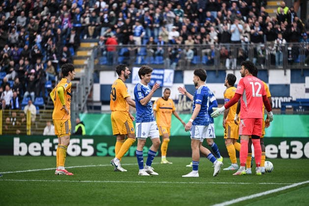CALCIO - Serie A - Como 1907 vs Pisa SC Maximo Perrone of Calcio Como celebrating after a goal during the Italian Serie A football match between Calcio Como and Pisa Sporting Club on March 22, 2026 at the Giuseppe Senigallia stadium in Como, Italy Photo Tiziano Ballabio Como Italy  Copyright: xIPAxSport ABACAx