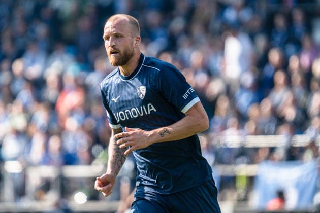 Germany 2 Bundesliga 2025 2026 Matchday 27, VfL Bochum vs Holstein Kiel Sunday, 22 03 2026 Vonovia Ruhr Stadion, North Rhine-Westphalia Philipp Hofmann VfL Bochum, 33 single image Copyright: xCelinaxLeiersx