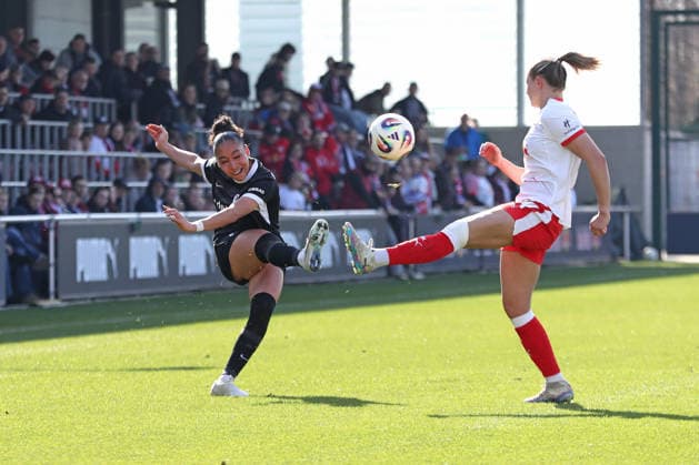 Google Pixel Frauen Bundesliga, RB Leipzig SC Freiburg 22 03 2026 Nicole Ojukwu 6, SC Freiburg Fußball, Google Pixel Frauen Bundesliga, Saison 2025 2026, 21 Spieltag RB Leipzig vs SC Freiburg am 22 03 2026, Trainingszentrum Cottaweg, Leipzig DFB REGULATIONS PROHIBIT ANY USE OF PHOTOGRAPHS AS IMAGE SEQUENCES AND OR QUASI VIDEO Copyright: xBEAUTIFULxSPORTS JanxKaeferx