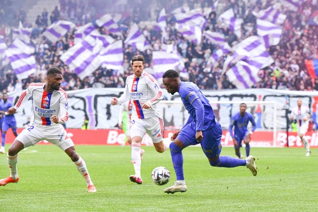 Olympique Lyonnais v AS Monaco - Ligue 1 McDonald s 2025 2026 09 Folarin BALOGUN (asm) during the Ligue 1 McDonald s match between Lyon and Monaco at Groupama Stadium on March 22, 2026 in Lyon, France. Lyon France  Copyright: xFEPx 776348333